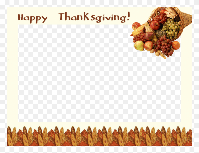 Free Thanksgiving Day Frame Images Real Horn Of Plenty, Plant, Produce, Food HD PNG Download