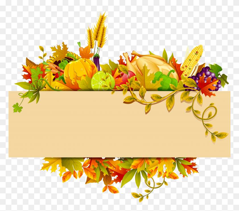 6685x5849 Free Thanksgiving Decor Images Background Thanks Giving HD PNG Download