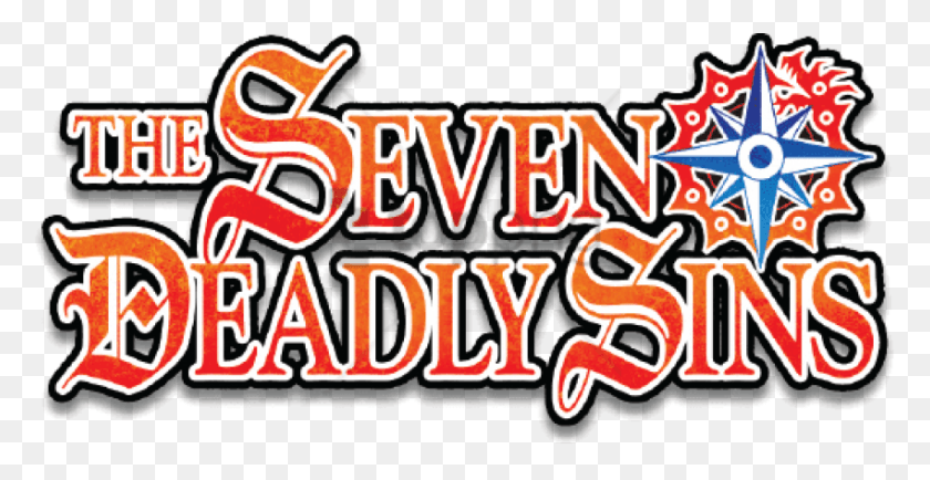 850x408 Free The Seven Deadly Sins Logo Image With 7 Deadly Sins Logo, Label, Text, Graffiti HD PNG Download