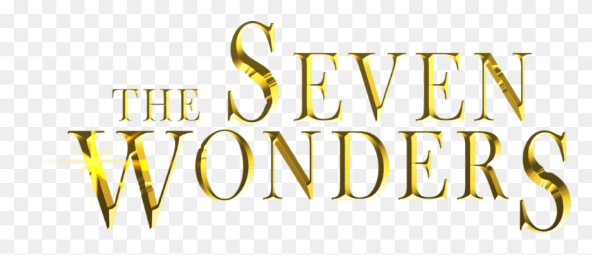 1024x397 Free The Seven Wonders Transparent Image Seven Wonders Of The World Transparent, Text, Alphabet, Number HD PNG Download
