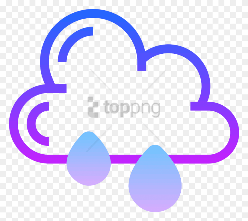 851x752 Free This Is A Drawing Of A Rain Cloud That Is, Text, Symbol, Graphics HD PNG Download