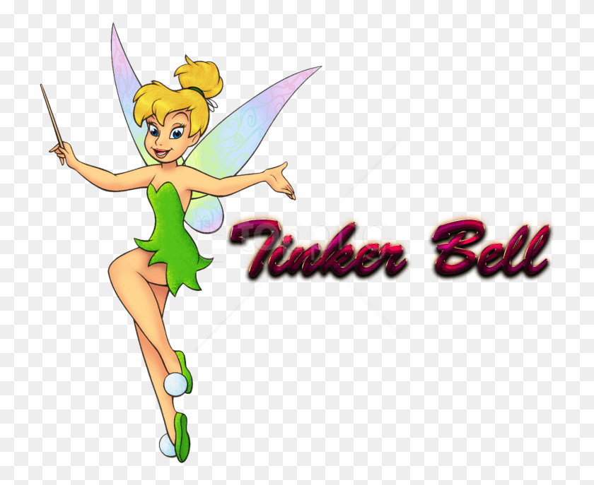 730x627 Free Tinker Bell Free Clipart Dessin La Fe Clochette En Couleur, Person, Human HD PNG Download