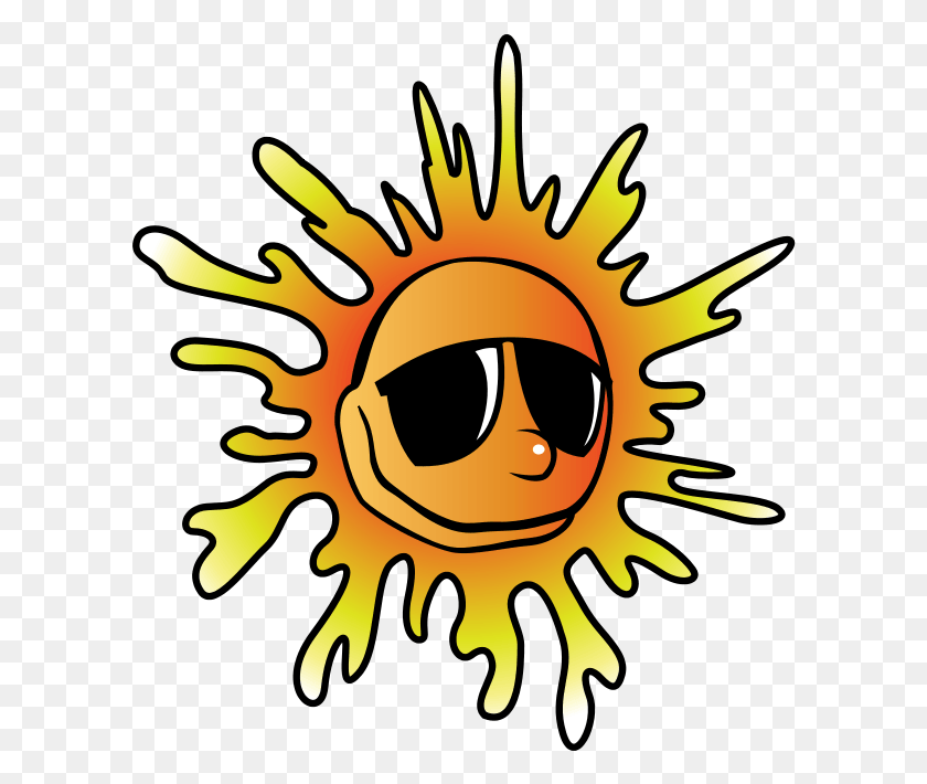 602x650 Free To Use Amp Public Domain Space Clip Art Sun Wearing Eclipse Glasses, Sunglasses, Accessories, Accessory HD PNG Download