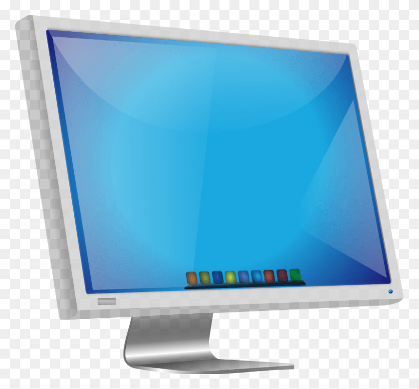 800x740 Free To Use Public Domain Computers Clip Art Computer Handshaking, Monitor, Screen, Electronics HD PNG Download