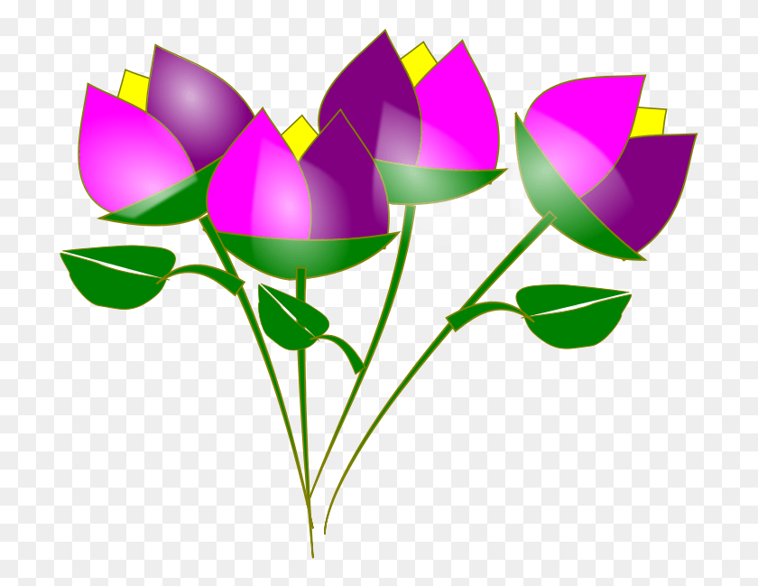 709x589 Free To Use Public Domain Flowers Clip Art Clipart Fleur, Plant, Flower, Blossom Hd Png Скачать