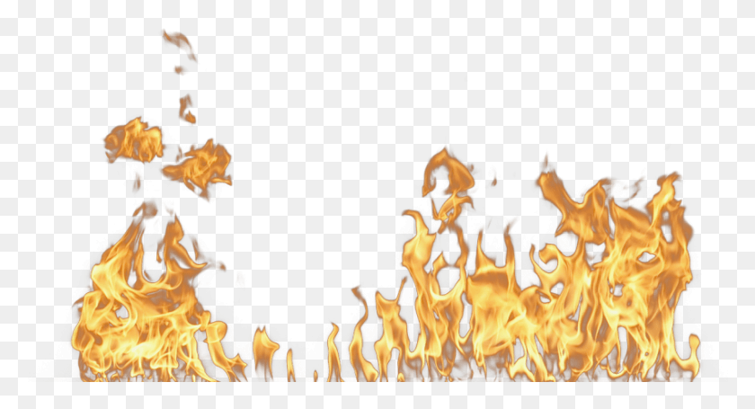 850x431 Огненный Эффект На Прозрачном Фоне, Костер, Пламя Png Скачать