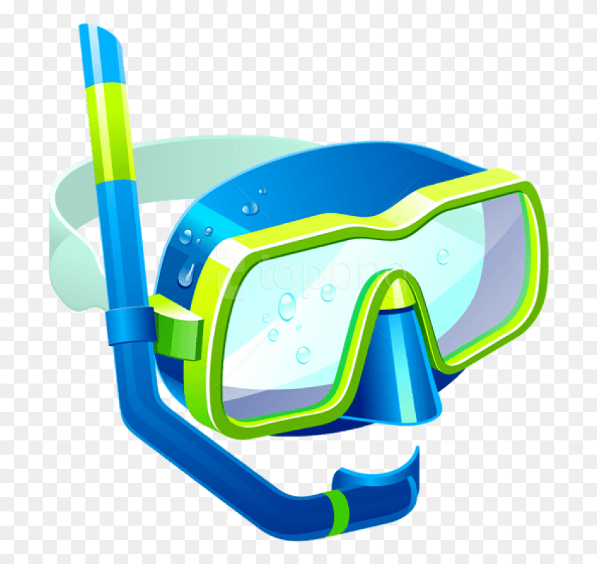 708x734 Free Transparent Blue Snorkel Mask Images Transparent Snorkel Mask, Goggles, Accessories, Accessory HD PNG Download