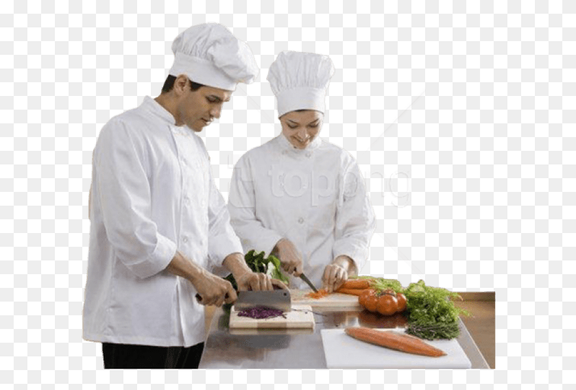 606x509 Free Transparent Cc0 Image Transparente Cocinera Chef Hombre Y Mujer, Persona, Humano, Alimentos Hd Png Descargar