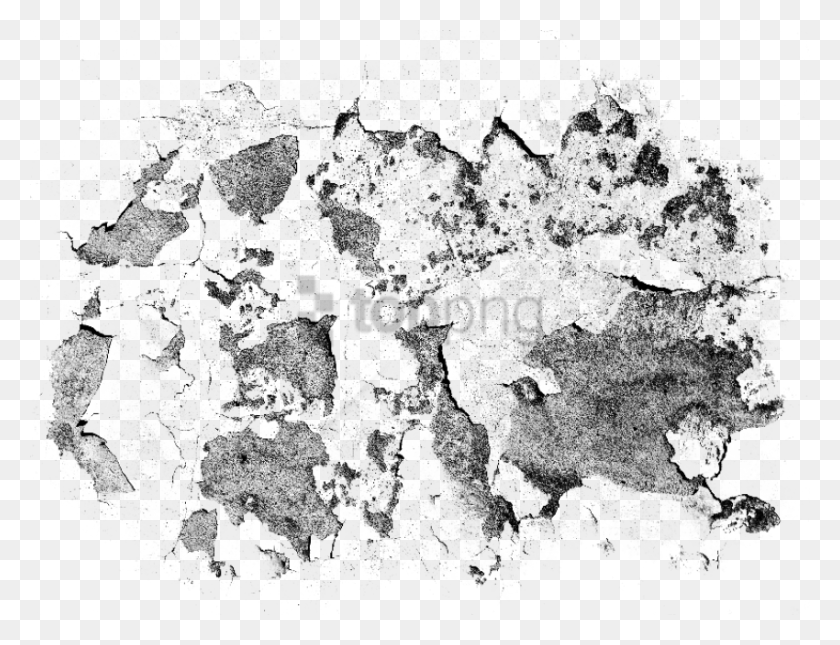 850x638 Free Transparent Glass Shards Image With Transparent Cracked Wall, Stain, Tar, Map HD PNG Download