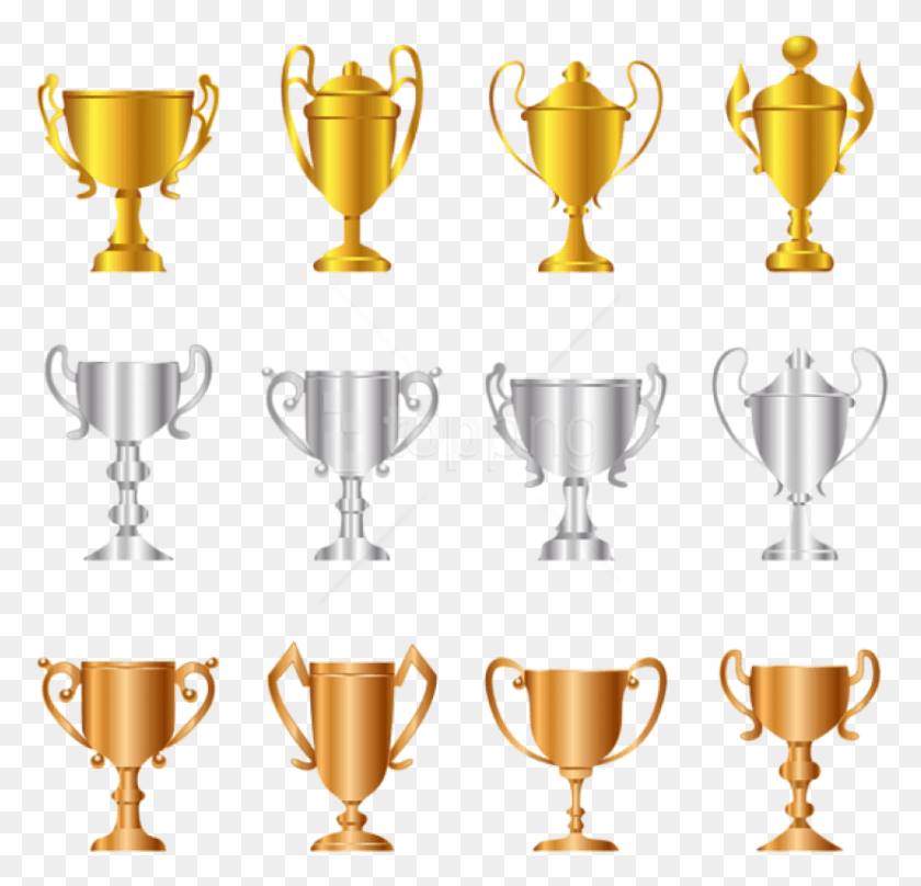 829x795 Free Transparent Gold Silver Bronze Trophies Gold Silver Bronze Trophy, Lighting, Chandelier, Lamp HD PNG Download