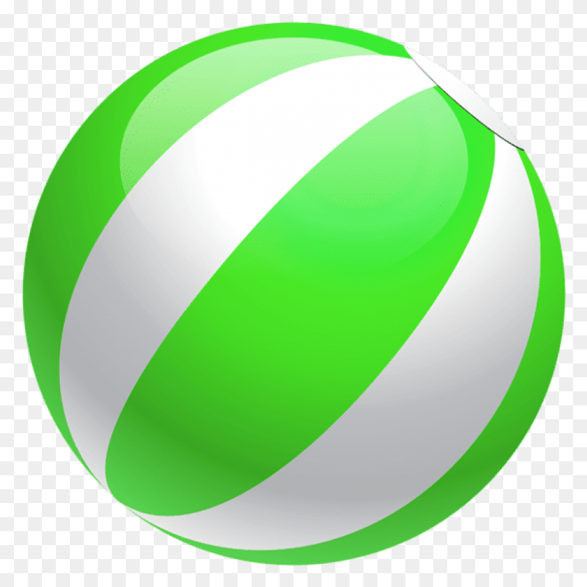 797x797 Free Transparent Green Beach Ball Clipart Clip Art, Sphere, Ball, Logo HD PNG Download