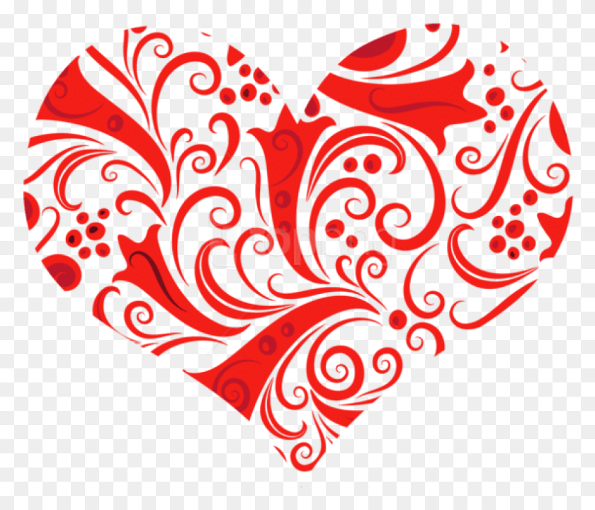 794x672 Free Transparent Heart Ornament Heart Ornament, Graphics, Floral Design HD PNG Download