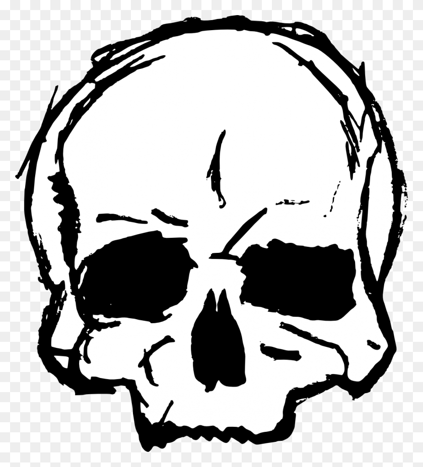 1093x1218 Free Transparent Skull Clip Art, Stencil, Face, Bird HD PNG Download