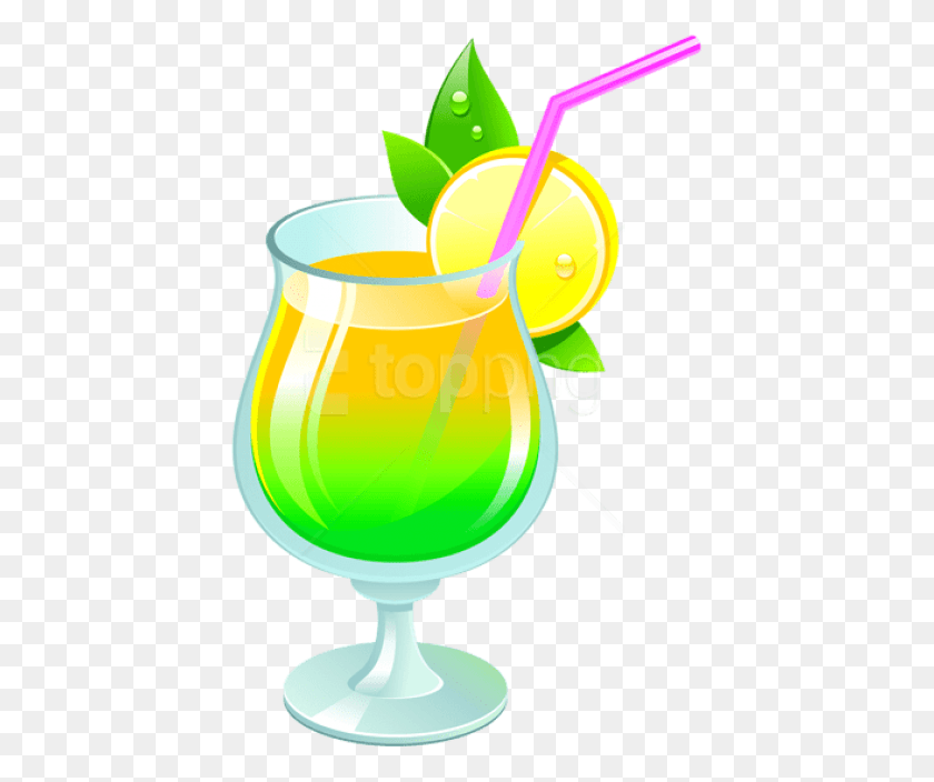 425x644 Free Transparent Summer Cocktail Clipar Portable Network Graphics, Juice, Beverage, Drink HD PNG Download