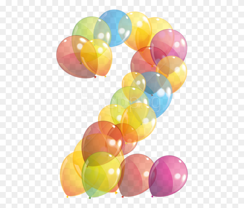 457x655 Free Transparent Two Number Of Balloons Transparent Birthday Balloon, Ball HD PNG Download