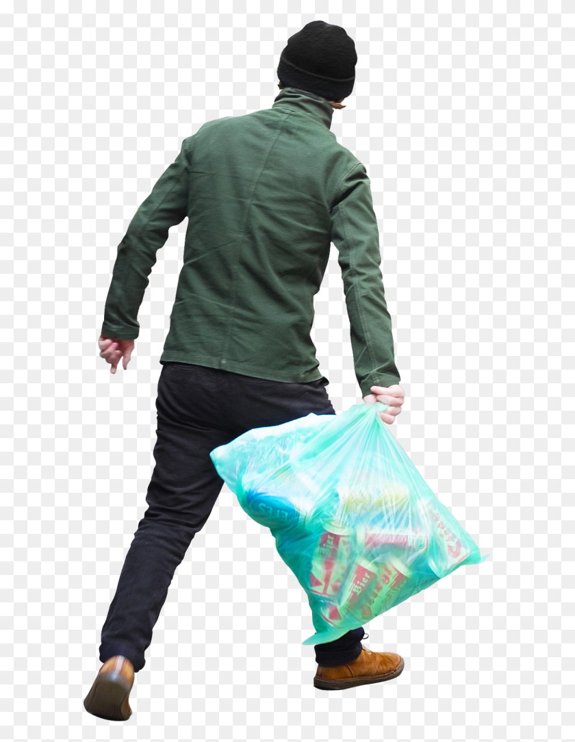 595x1024 Free Trash Bag Images Transparent People Trash, Sleeve, Clothing, Apparel HD PNG Download