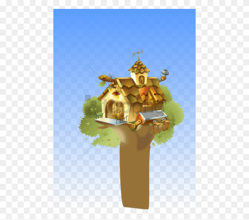 480x682 Free Tree House Pictures Animated Image With Beautiful Scenery Of Nice Cartoon, Toy, Angry Birds, Animal HD PNG Download