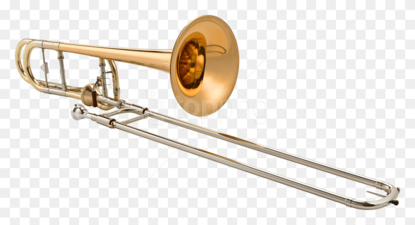 850x431 Free Trombone Images Transparent Trombone, Brass Section, Musical Instrument HD PNG Download