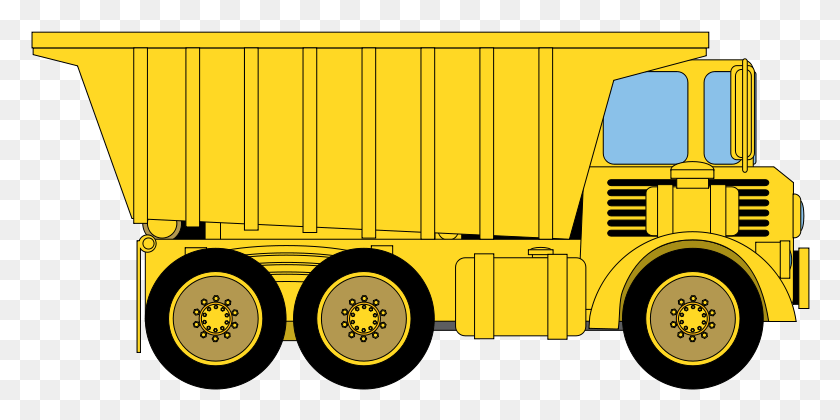780x360 Descargar Png Camión De Descarga De Dibujos Animados Camión, Camión De Remolque, Vehículo, Transporte Hd Png