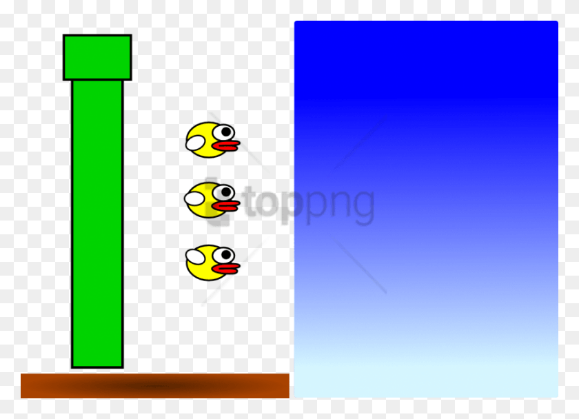 850x598 Png Изображение - Tubo Flappy Bird Image С Прозрачным Смайликом, Текст, Животное, Логотип Hd Png.
