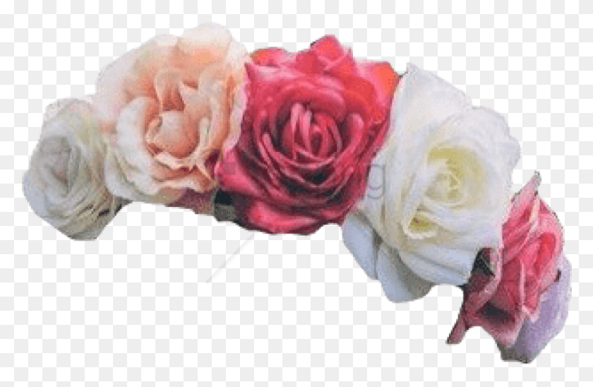 838x525 Free Tumblr Transparent Flower Crown Image Цветочные Короны Для Редактирования, Растение, Цветение, Роза Png Скачать