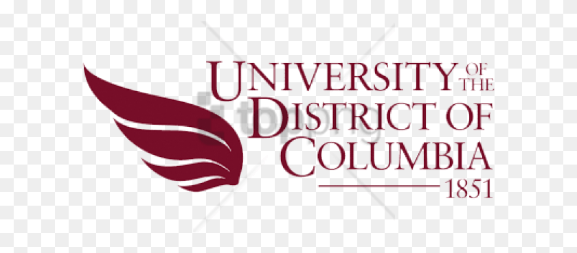 602x309 Free Udc Logo Image With Transparent Background University Of The District Of Columbia, Text, Alphabet, Plant HD PNG Download