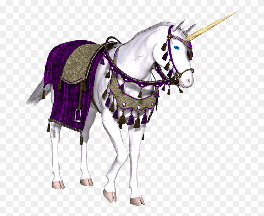 686x628 Бесплатные Изображения Unrn Purple Blanket Images Background Unicorn, Horse, Mammal, Animal Hd Png Download