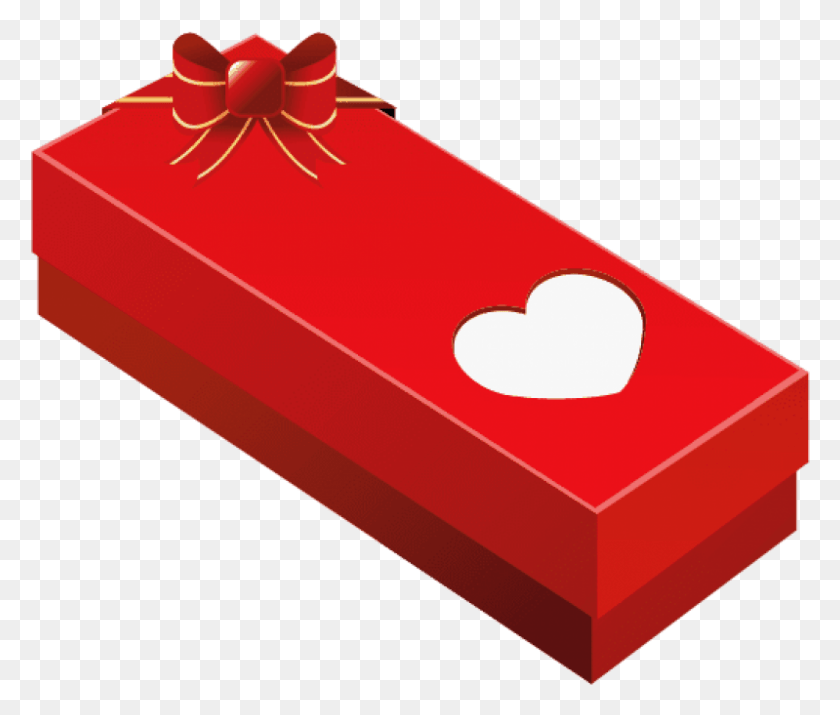 799x671 Бесплатная Подарочная Коробка На День Святого Валентина С Сердечком