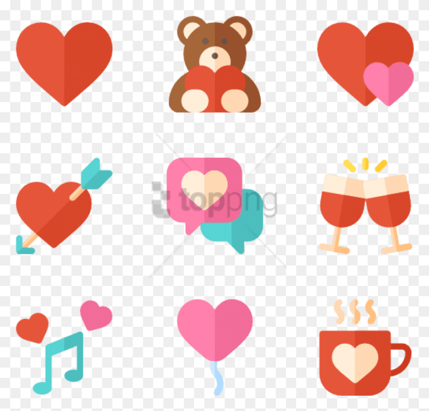 850x812 Free Valentine39s Day Icon Image With Transparent Valentine39s Day Icon, Heart, Sweets, Food HD PNG Download