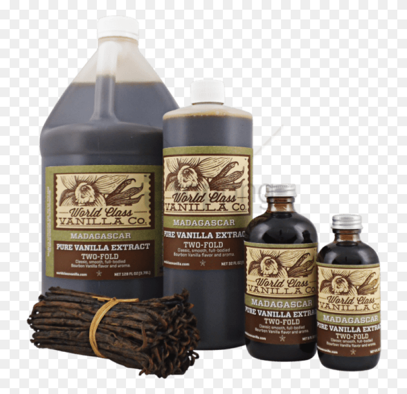 736x752 Free Vanilla Extract Image With Transparent Madagascar Vanilla, Bottle, Beer, Alcohol HD PNG Download
