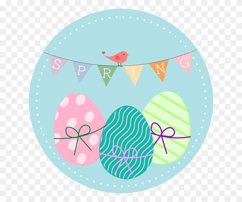 640x640 Free Vector Easter Egg Happy Easter Weekend, Egg, Food, Bird HD PNG Download