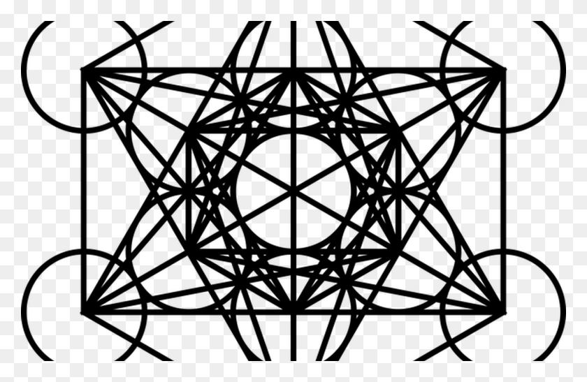 1368x855 Free Vector Graphic Metatron39s Cube, Chandelier, Lamp, Pattern HD PNG Download