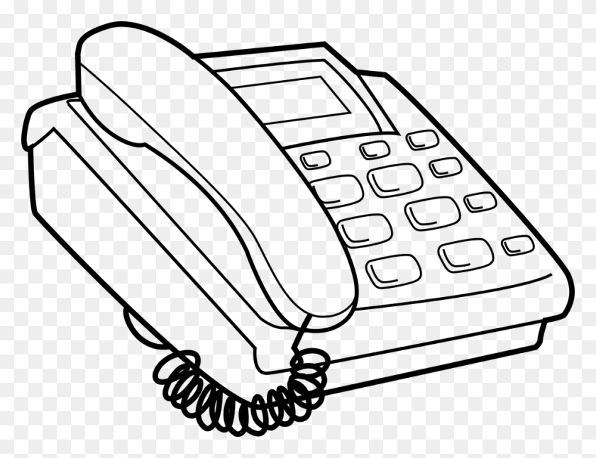 958x720 Free Vector Graphic Telephone Phone Munication Image, Text, Computer, Electronics HD PNG Download