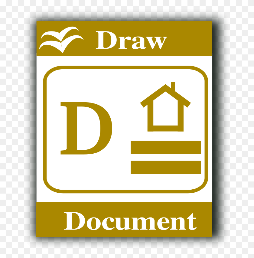 683x793 Free Vector Libre Office Draw Icon Draw De Libreoffice Logo, Text, Label, First Aid HD PNG Download