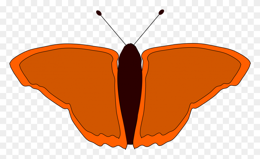2332x1355 Free Vector Orange Butterfly Butterfly, Усы, Солнцезащитные Очки, Аксессуары Hd Png Скачать