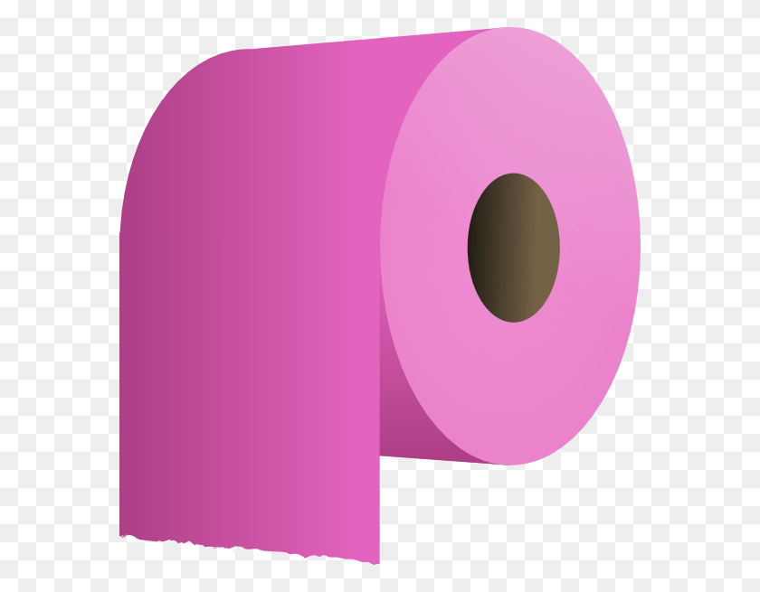 576x595 Free Vector Toilet Paper Roll Clip Art Toilet Paper Roll Pink, Paper, Towel, Paper Towel HD PNG Download