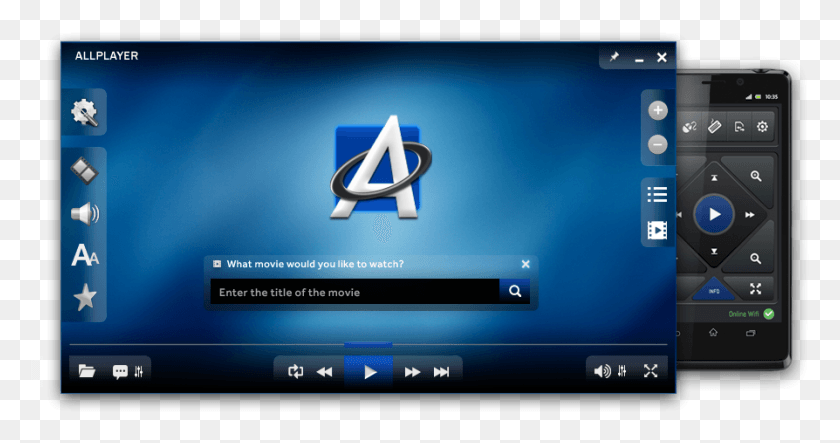 894x439 Free Video Player Media Windows Player 2018, Monitor, Screen, Electronics HD PNG Download