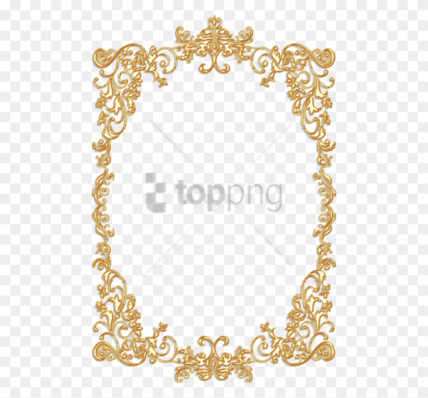 480x721 Free Vintage Gold Frame Image With Transparent Vintage Gold Frame Transparent, Analog Clock, Clock, Wall Clock HD PNG Download