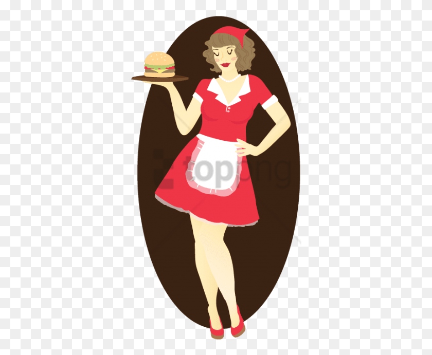 333x631 Free Waitress Image With Transparent Background Zatrudnie Kelnerke, Performer, Person, Human HD PNG Download