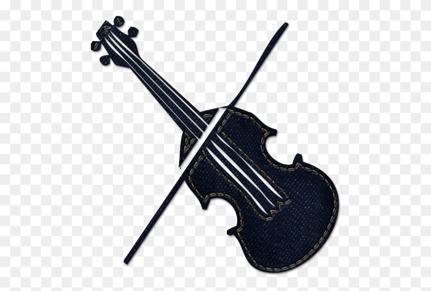 490x507 Free Wallpaper Black And White Full Black Violin No Background, Leisure Activities, Bow, Musical Instrument HD PNG Download