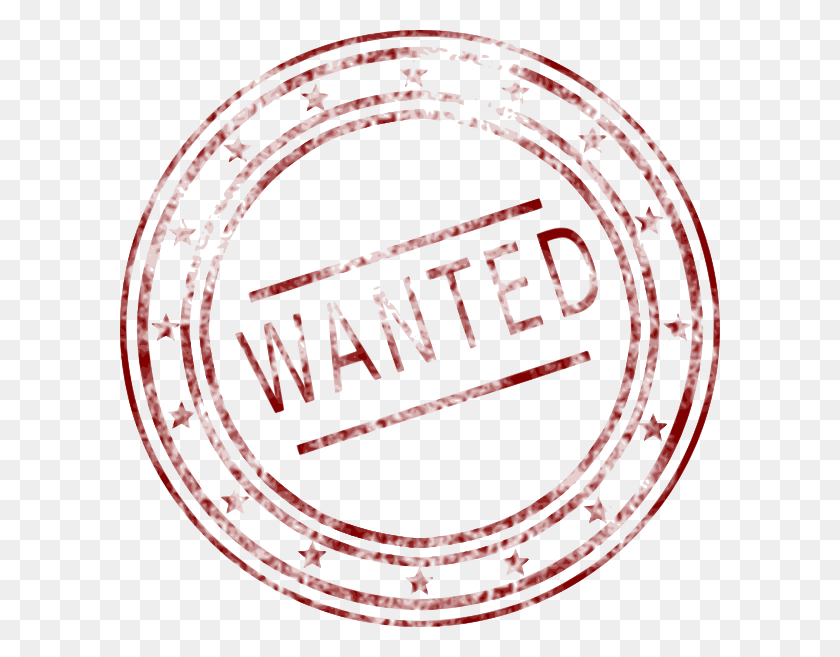 600x597 Free Wanted Stamp Wanted Seal, Label, Text, Rug HD PNG Download