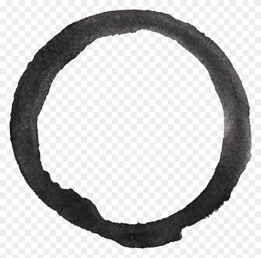 895x885 Free Watercolor Brush Black Watercolour Circle, Accessories, Accessory, Jewelry HD PNG Download