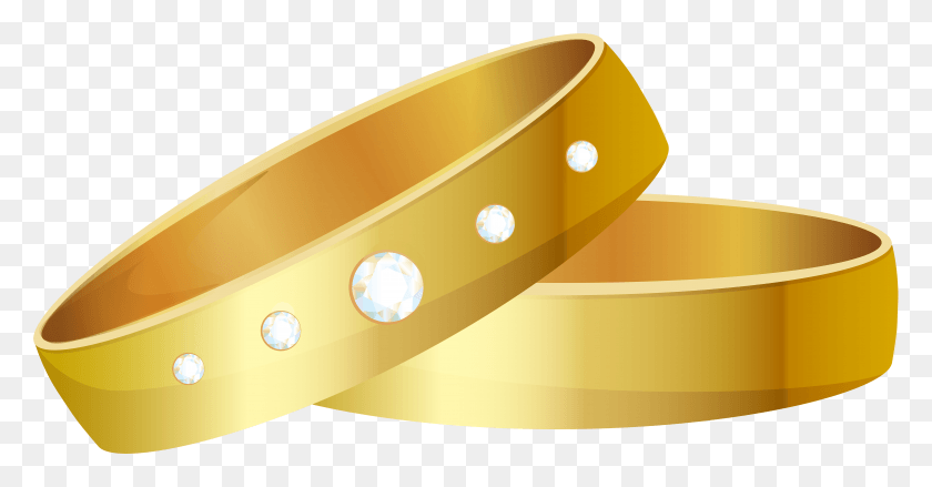 7795x3788 Descargar Png / Anillos De Boda Png