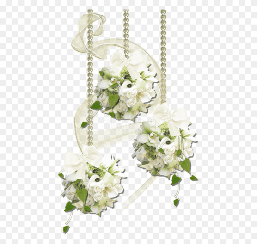 466x735 Descargar Png Flores Blancas Decoración Clipart 26 De Marzo De 2019 Fecha De Vencimiento, Planta, Flor, Flor Hd Png