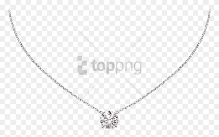 850x509 Free White Gold Chain Images Background Locket, Diamond, Gemstone, Jewelry HD PNG Download