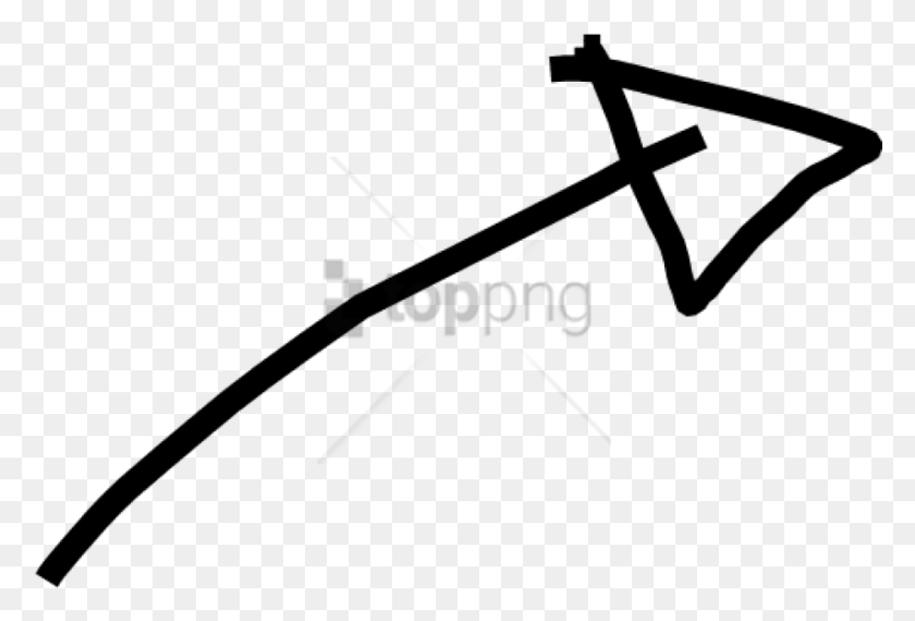 850x556 Free White Hand Drawn Arrow Banner Freeuse White Hand Drawn Arrow, Text, Symbol HD PNG Download