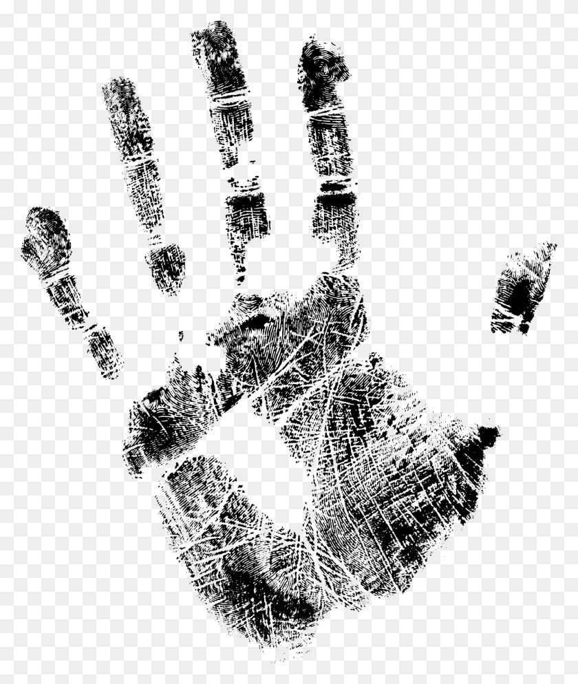 1500x1797 Белый Отпечаток Руки На Прозрачном Фоне, След, Трафарет Hd Png Скачать