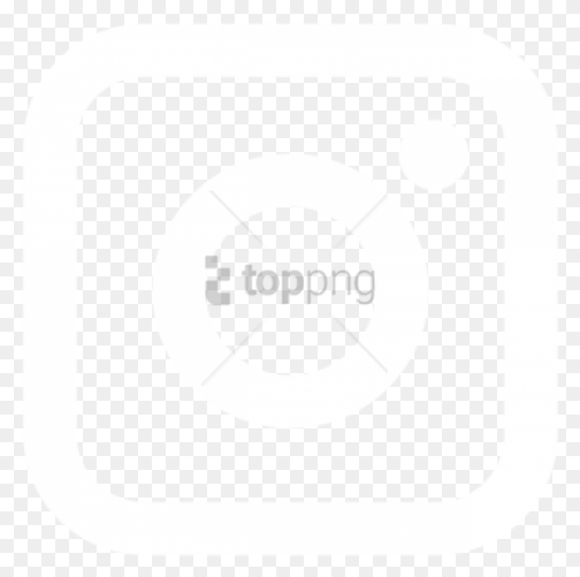 850x845 Free White Instagram Icon Instagram Logo Instagram Circle, Airplane, Aircraft, Vehicle HD PNG Download