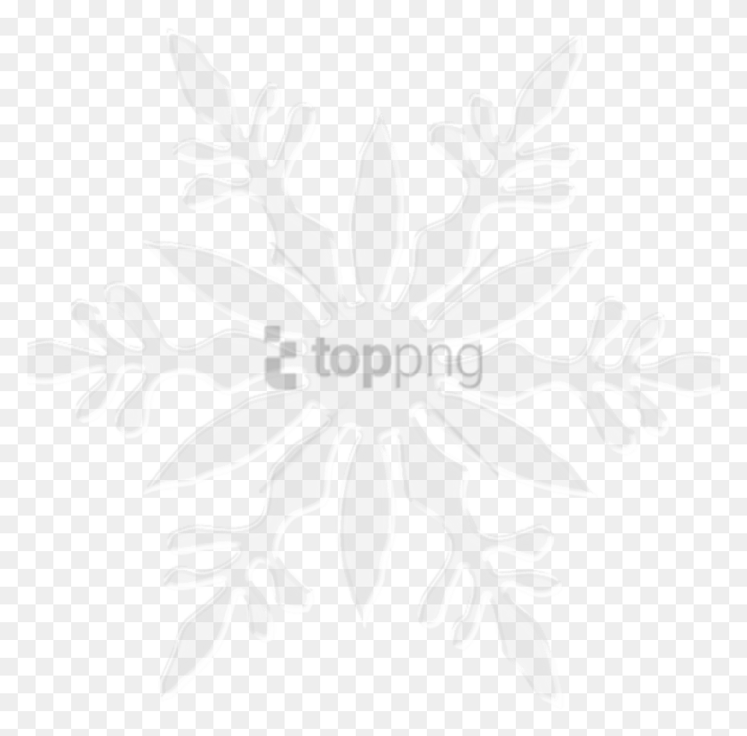 850x837 Free White Snowflaketransparent Background Illustration, Scissors, Blade, Weapon HD PNG Download