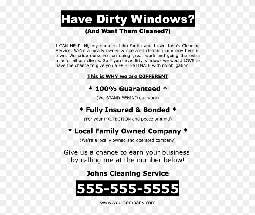 480x648 Free Window Washing Flyer Profit Getting Window Cleaning Flyers Examples, Gray, World Of Warcraft HD PNG Download